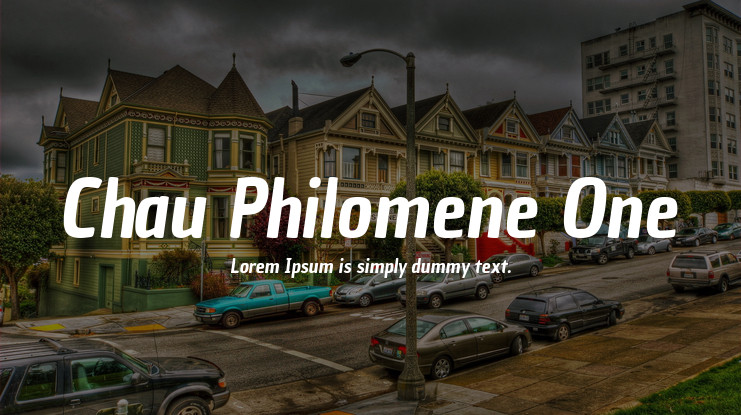 Przykładowa czcionka Chau Philomene One #1