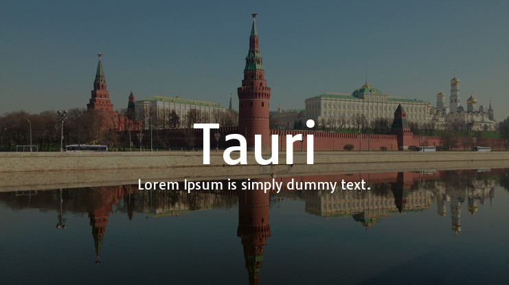 Przykładowa czcionka Tauri #1