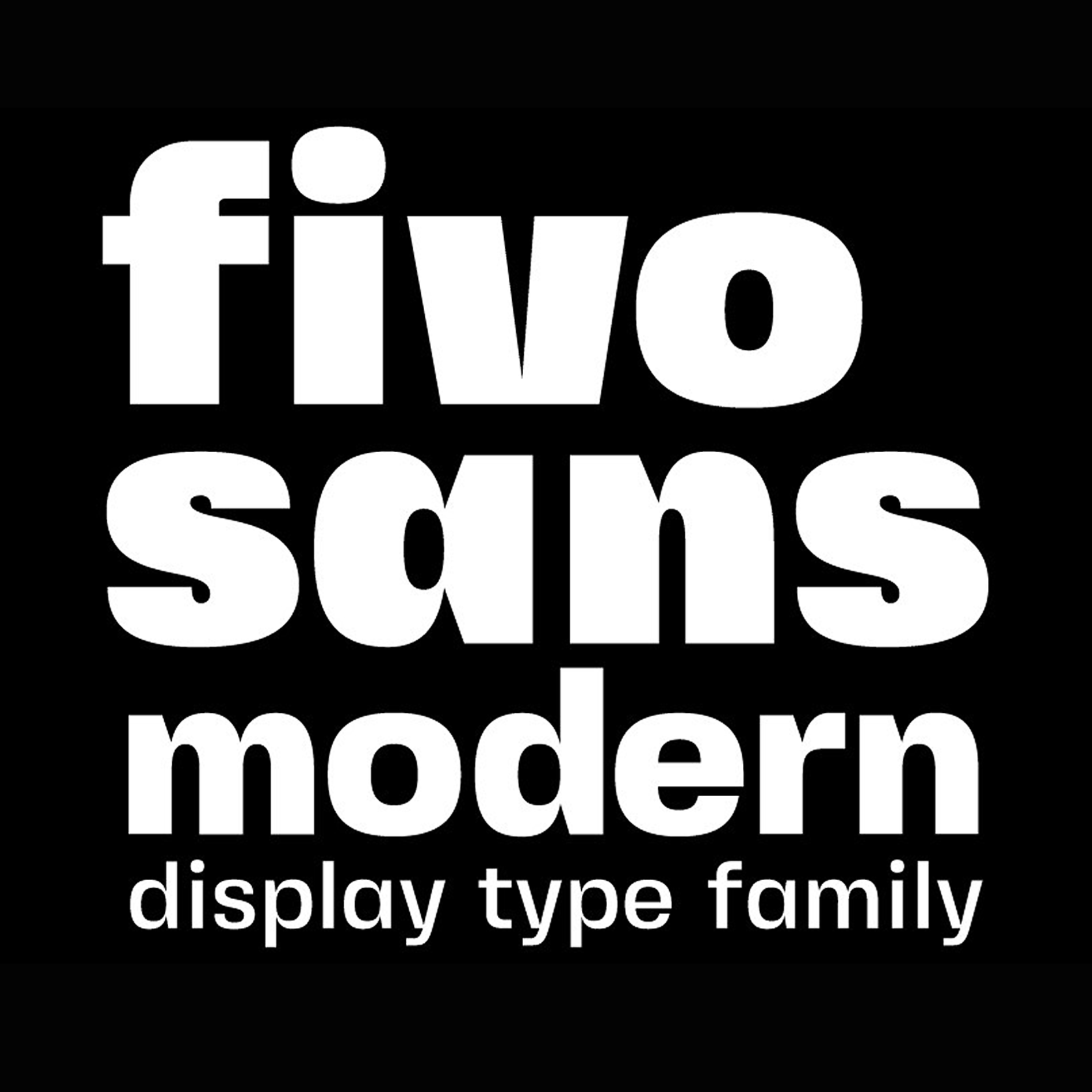 Przykładowa czcionka Fivo Sans Modern #1