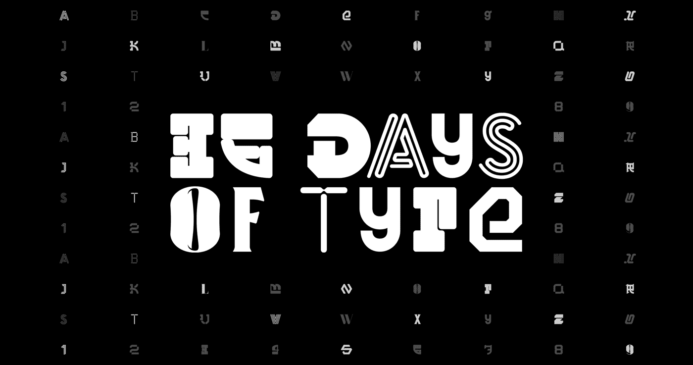 Przykładowa czcionka 36 Days Of Type #1