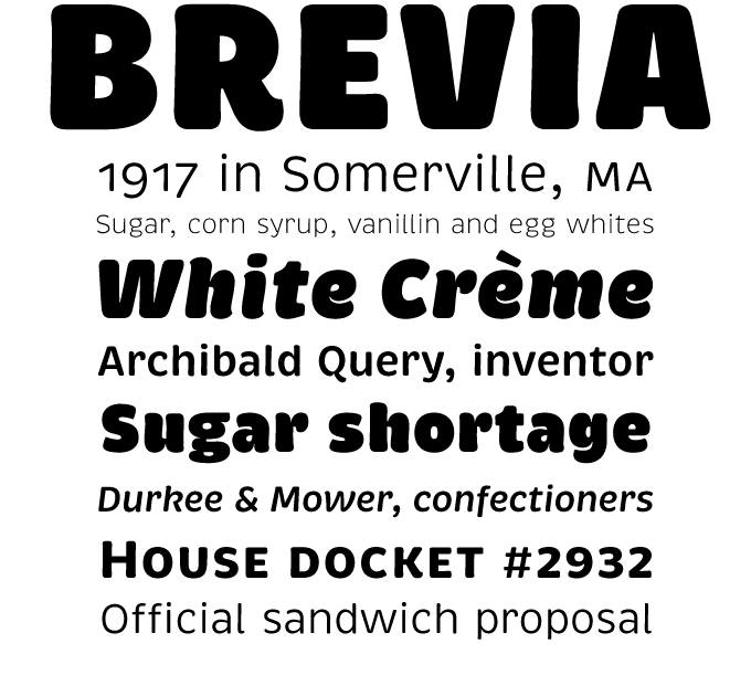 Przykładowa czcionka Brevia #1