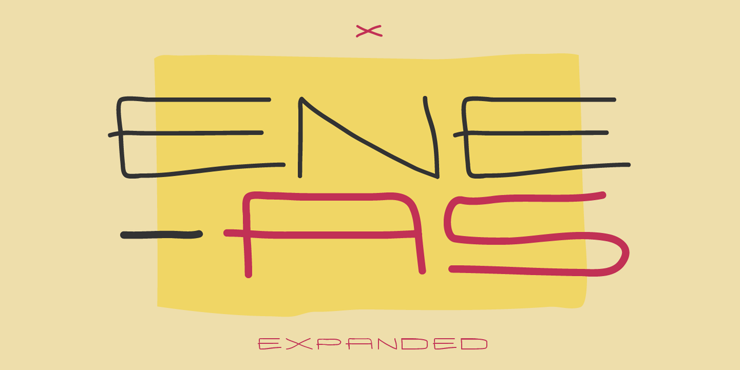 Przykładowa czcionka Eneas Expanded #1