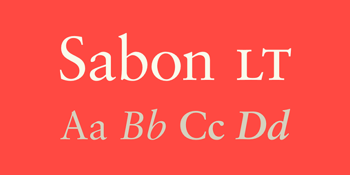 Przykładowa czcionka Sabon Cyr #1
