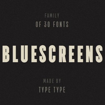 Przykładowa czcionka TT Bluescreens #1