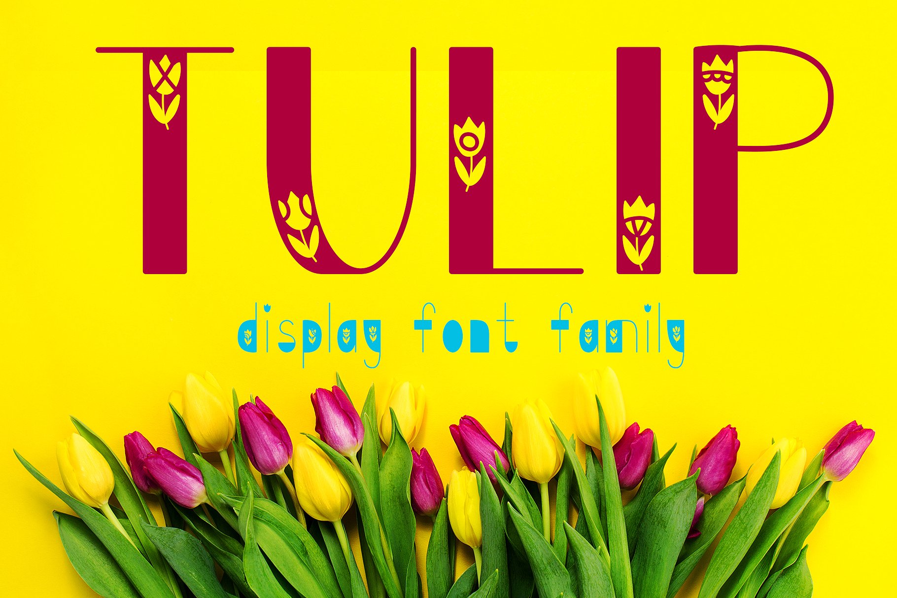 Przykładowa czcionka Tulip #1