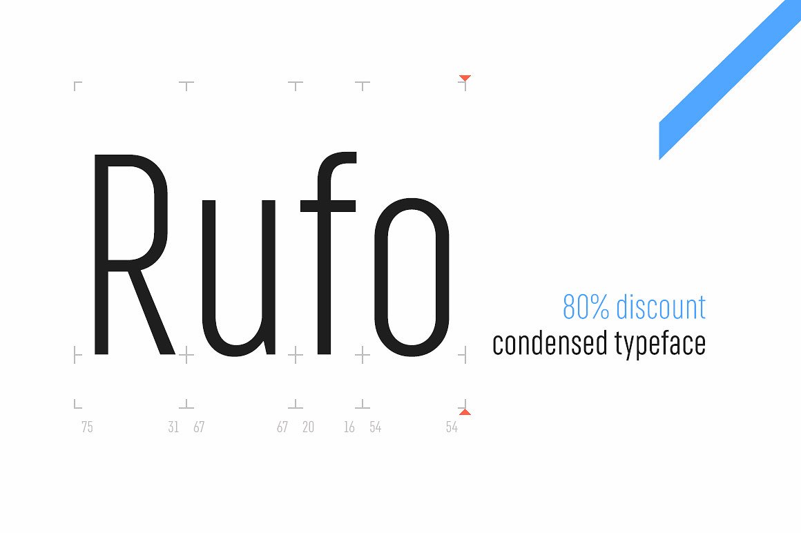 Przykładowa czcionka RF Rufo #1
