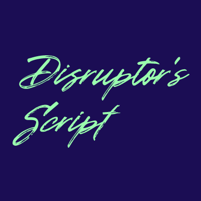 Przykładowa czcionka Disruptors Script #1