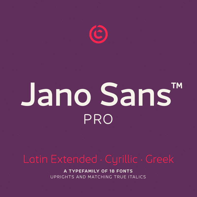 Przykładowa czcionka Jano Sans Pro #1