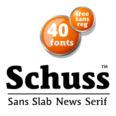 Przykładowa czcionka Schuss News Pro #1