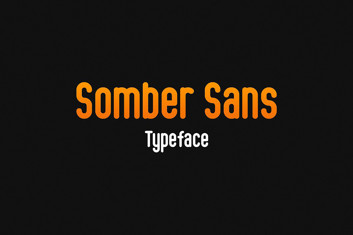 Przykładowa czcionka Somber Sans #1