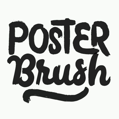 Przykładowa czcionka Poster Brush #1