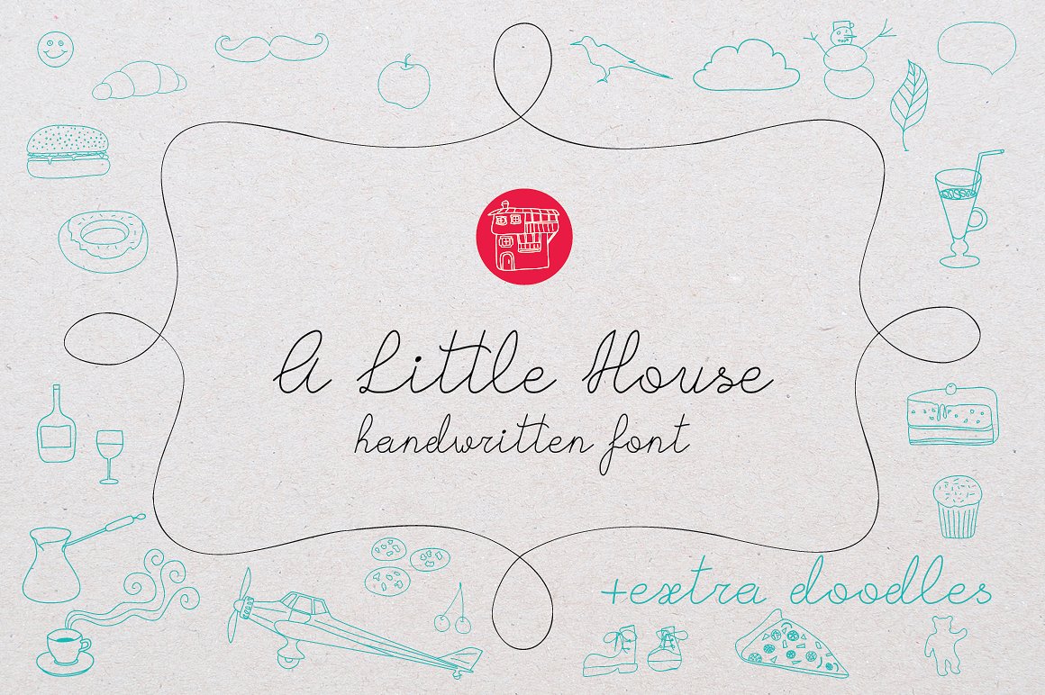 Przykładowa czcionka A Little House #1