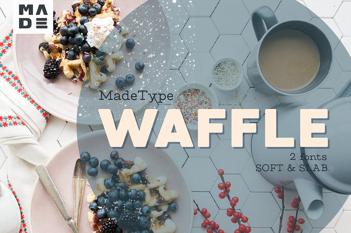 Przykładowa czcionka MADE Waffle #1