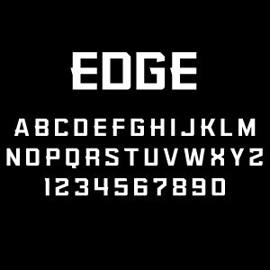 Przykładowa czcionka Edge #1