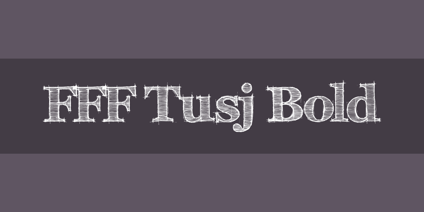 Przykładowa czcionka FFF TUSJ #1