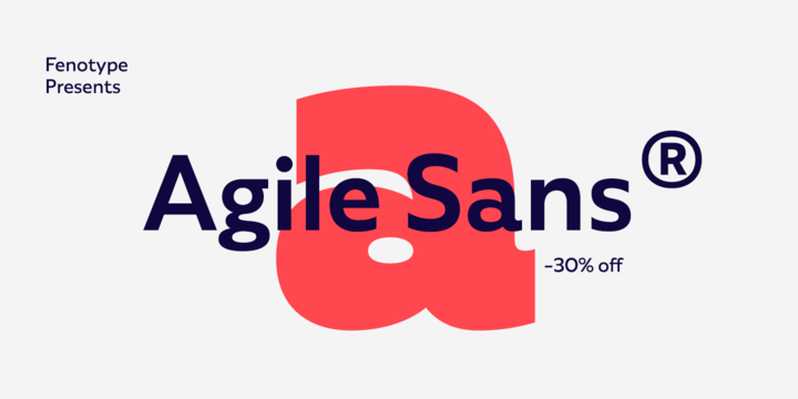 Przykładowa czcionka Agile Sans #1