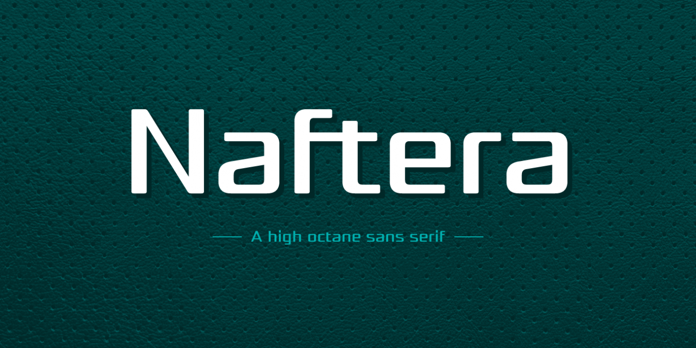 Przykładowa czcionka NAFTERA #1
