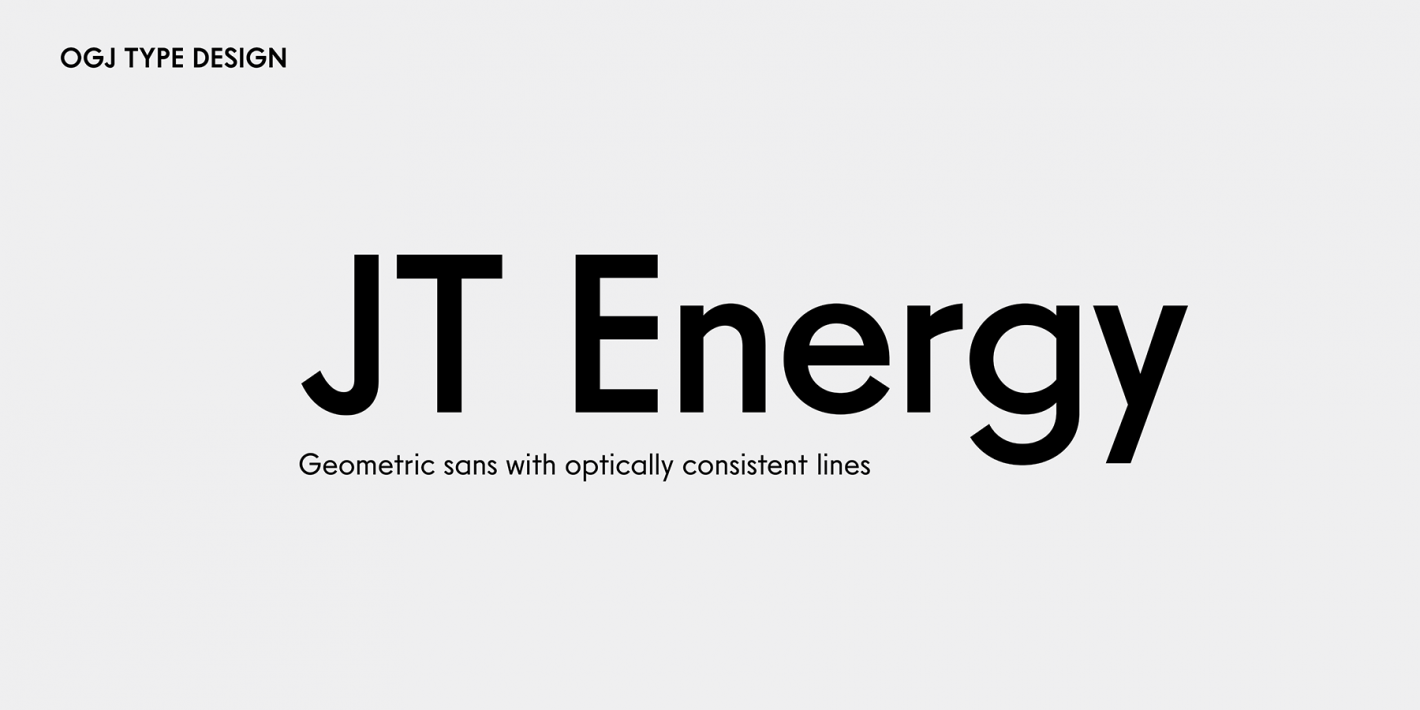 Przykładowa czcionka JT Energy #1