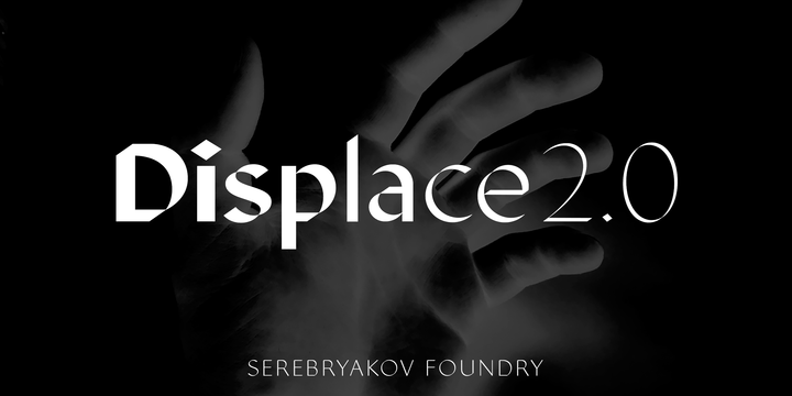 Przykładowa czcionka Displace 2.0 #1