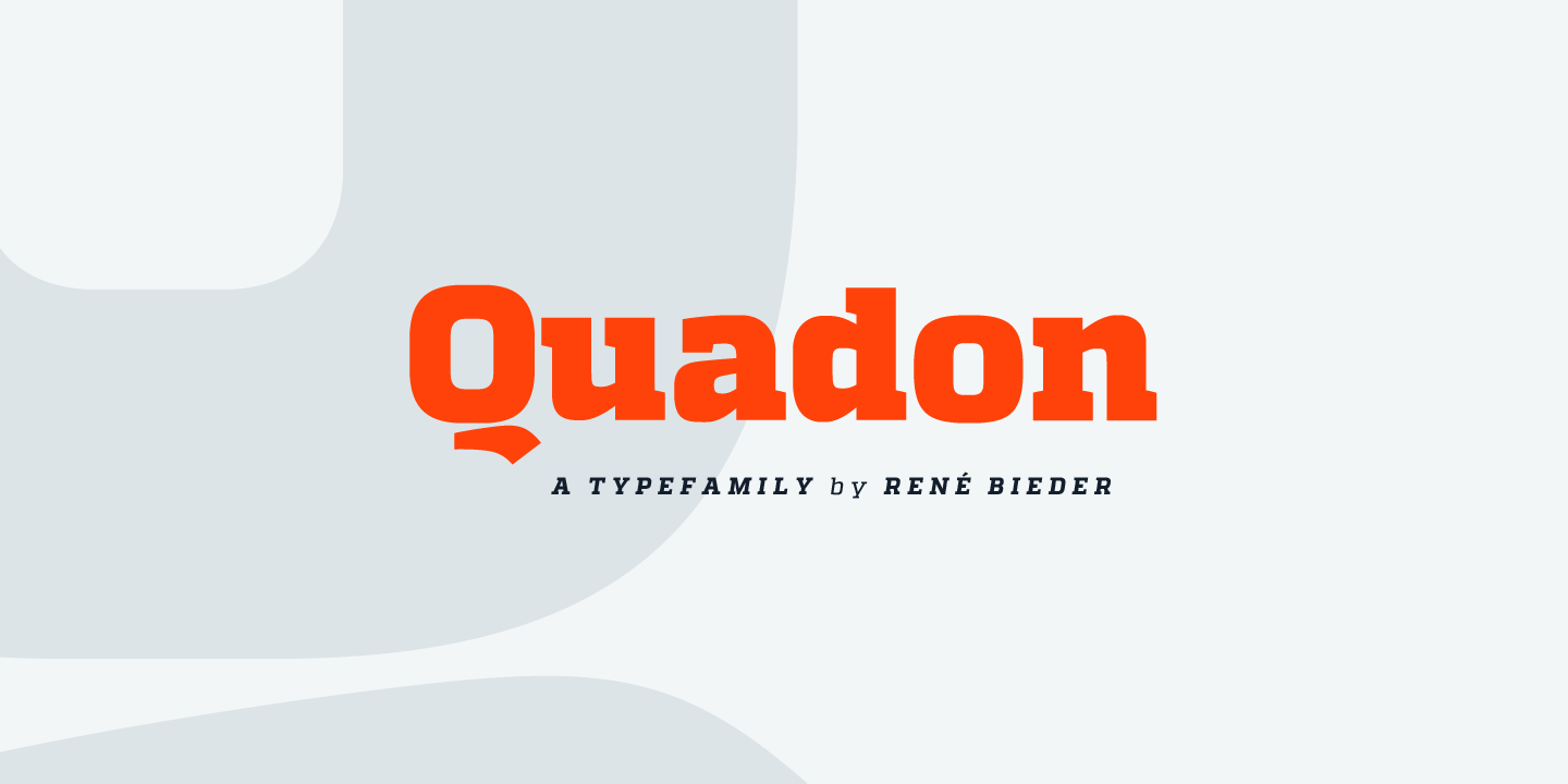 Przykładowa czcionka Quadon #1