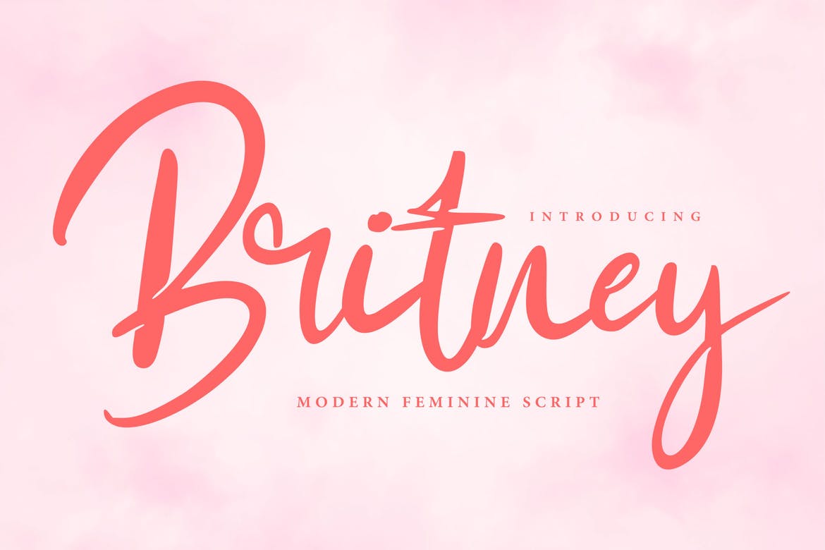 Przykładowa czcionka Britney #1