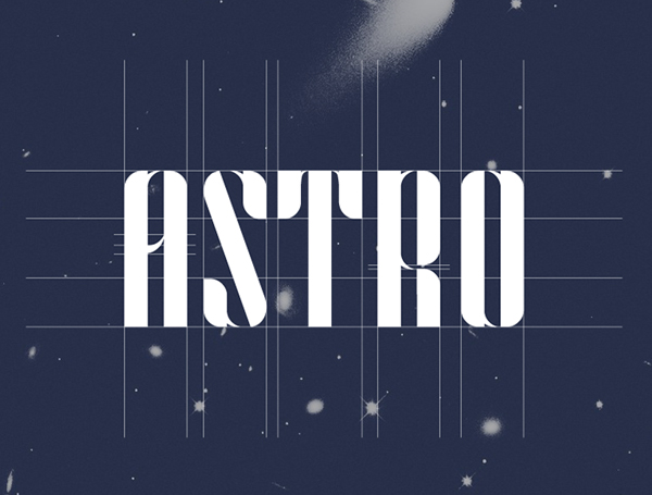 Przykładowa czcionka Astro #1