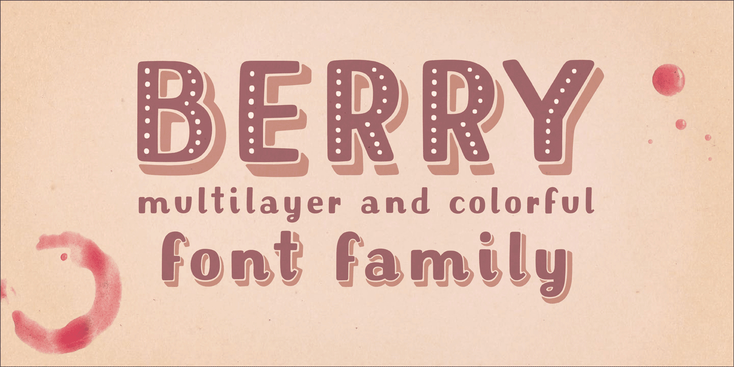 Przykładowa czcionka Berry #1