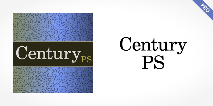 Przykładowa czcionka Century PS Pro #1