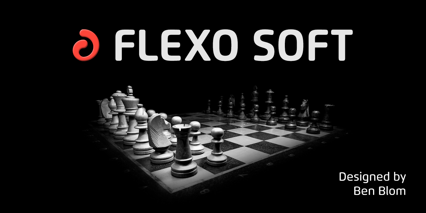 Przykładowa czcionka Flexo Soft #1