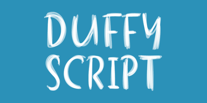 Przykładowa czcionka Duffy #1
