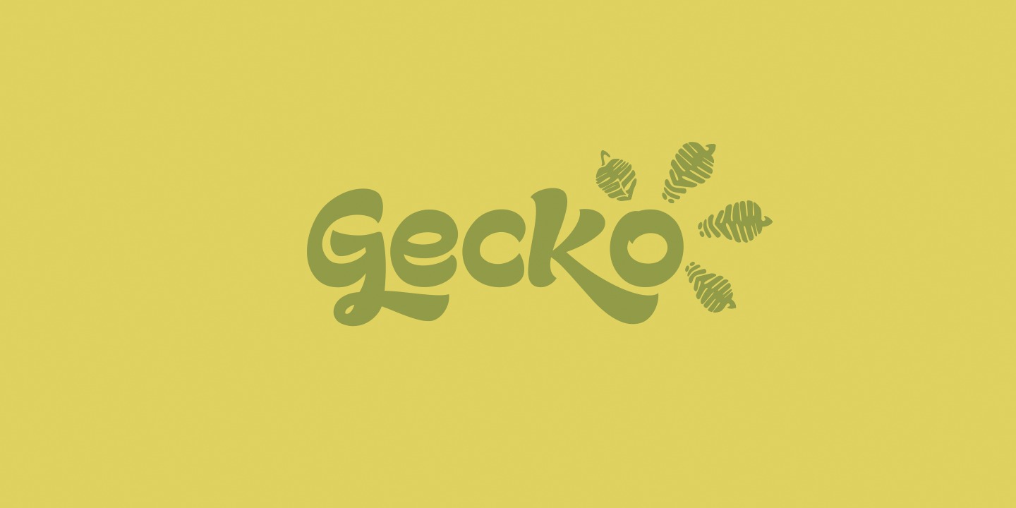 Przykładowa czcionka Gecko #1