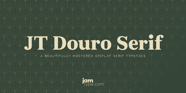 Przykładowa czcionka JT Douro Serif #1