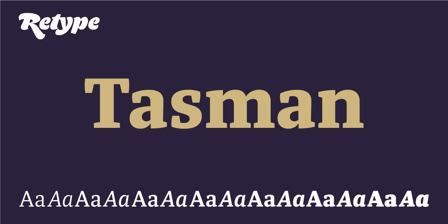 Przykładowa czcionka Tasman #1
