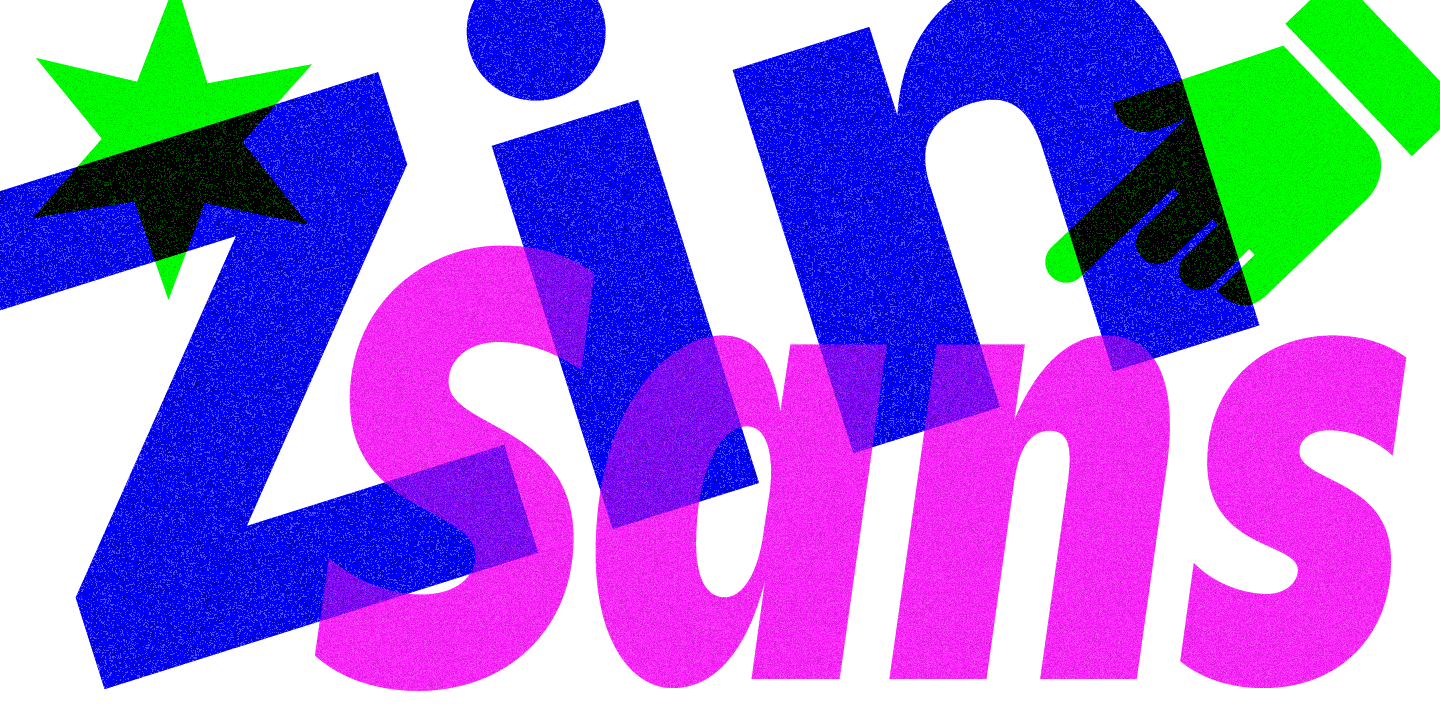 Przykładowa czcionka Zin Sans #1