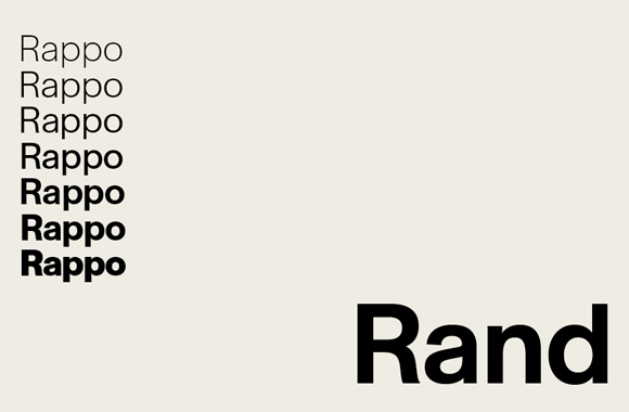 Przykładowa czcionka Rand #1