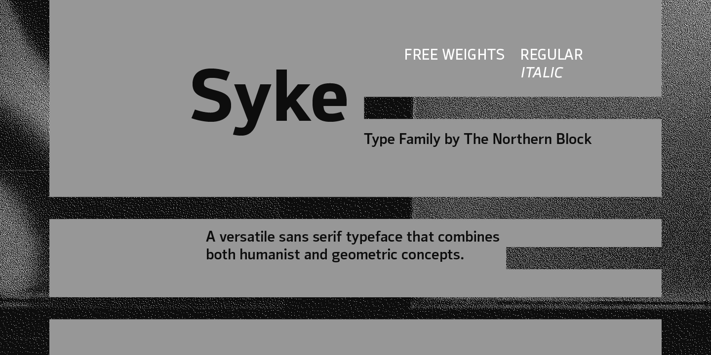 Przykładowa czcionka Syke #1