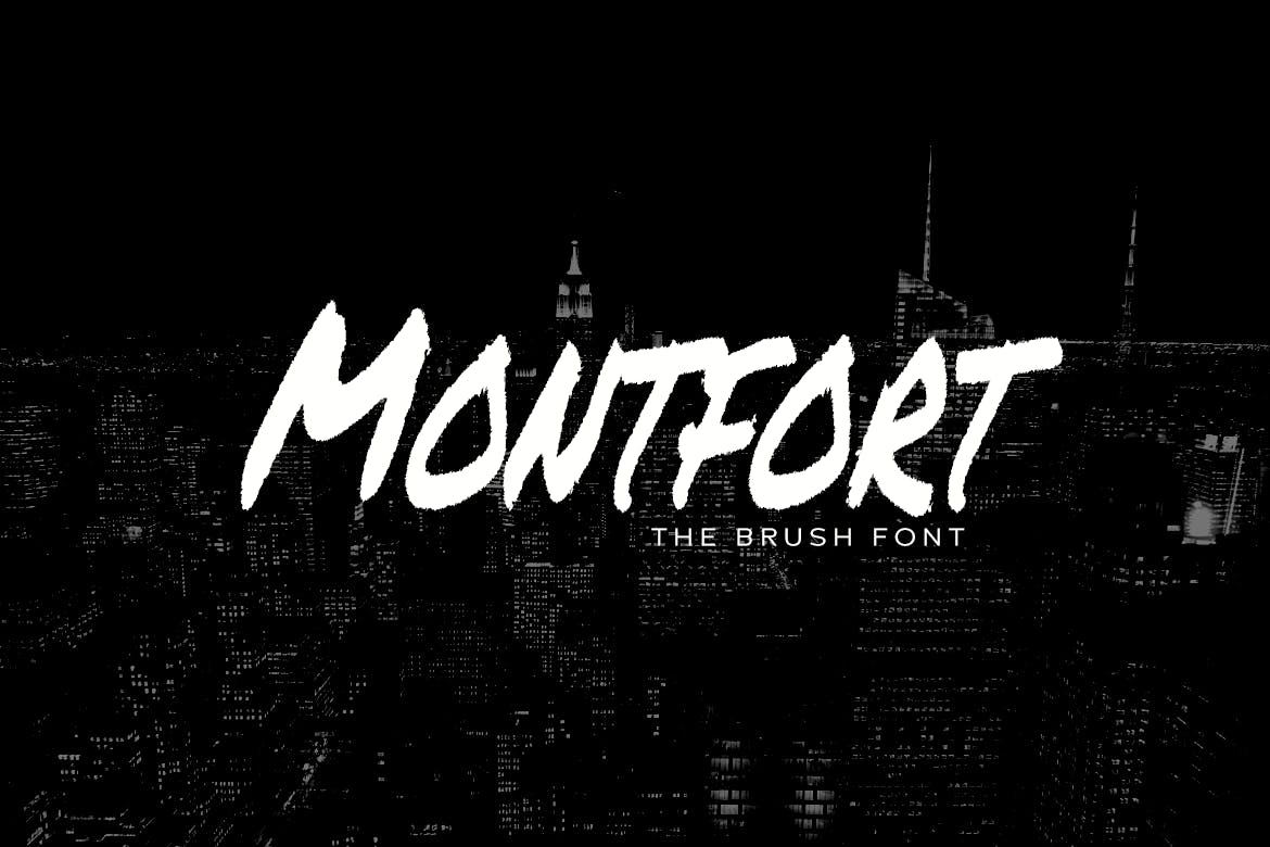 Przykładowa czcionka Mont Fort #1