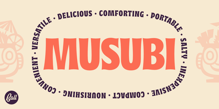 Przykładowa czcionka Musubi #1