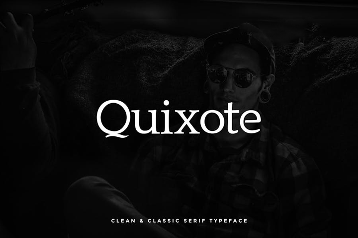 Przykładowa czcionka Quixote #1