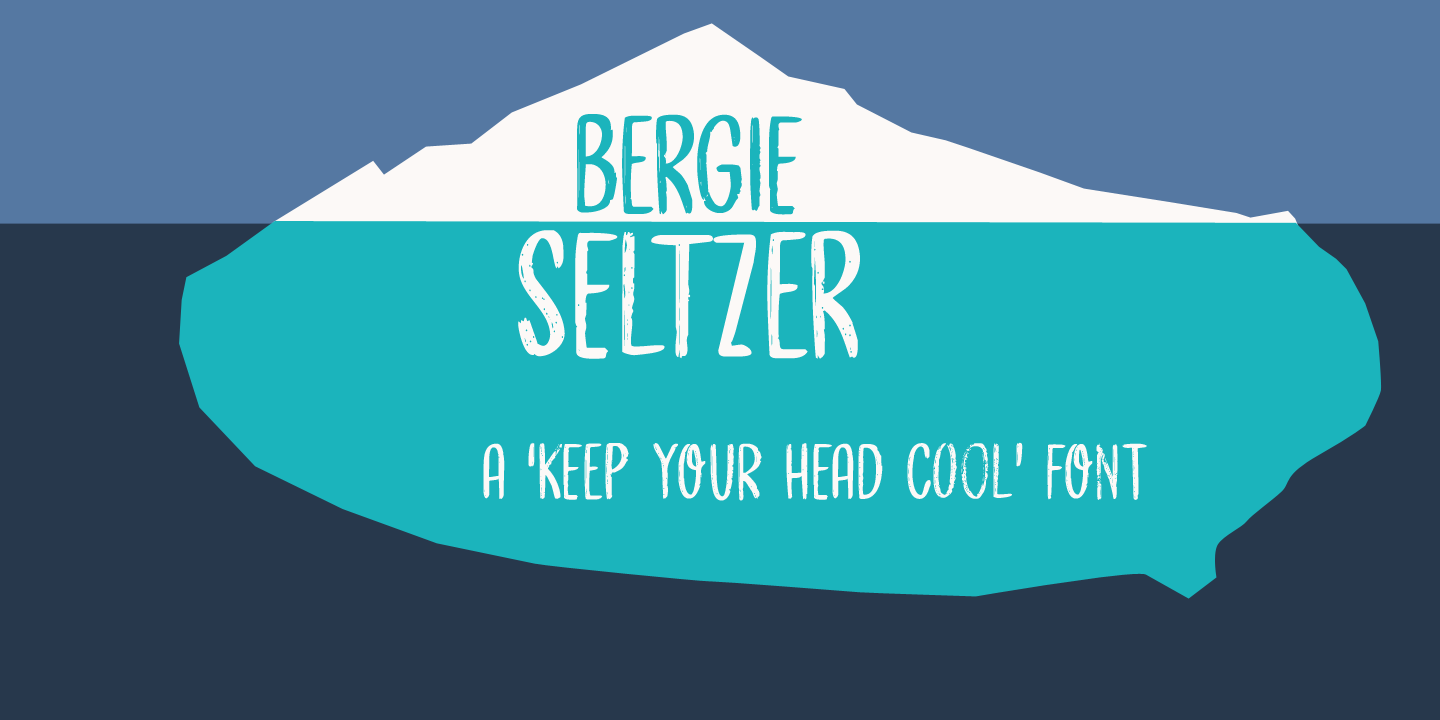 Przykładowa czcionka Bergie Seltzer #1