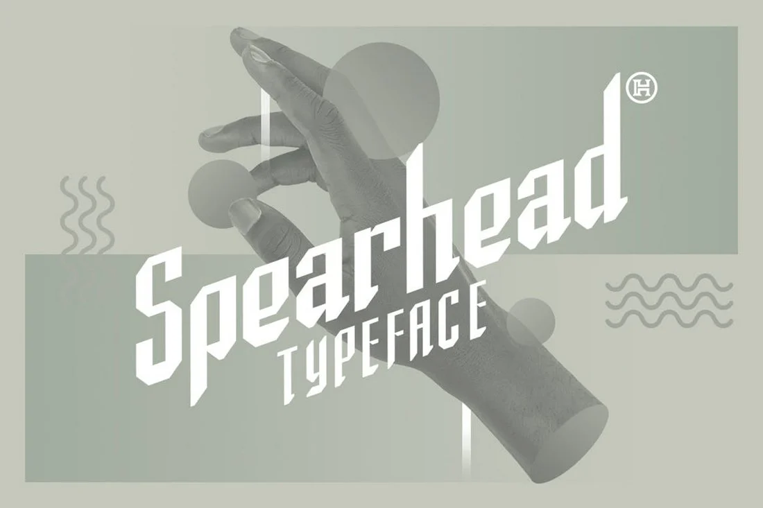 Przykładowa czcionka Spearhead #1