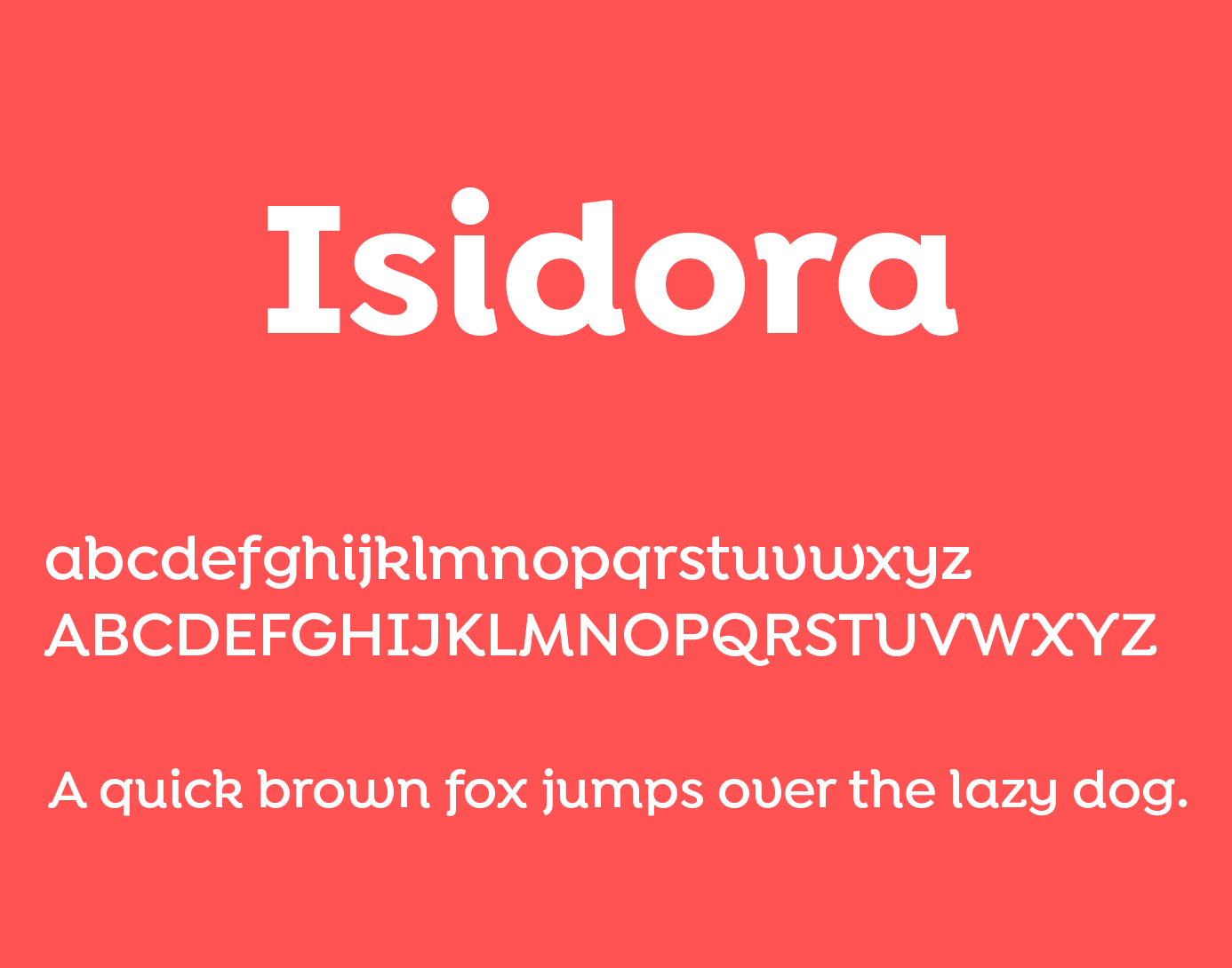 Przykładowa czcionka Isidora #1