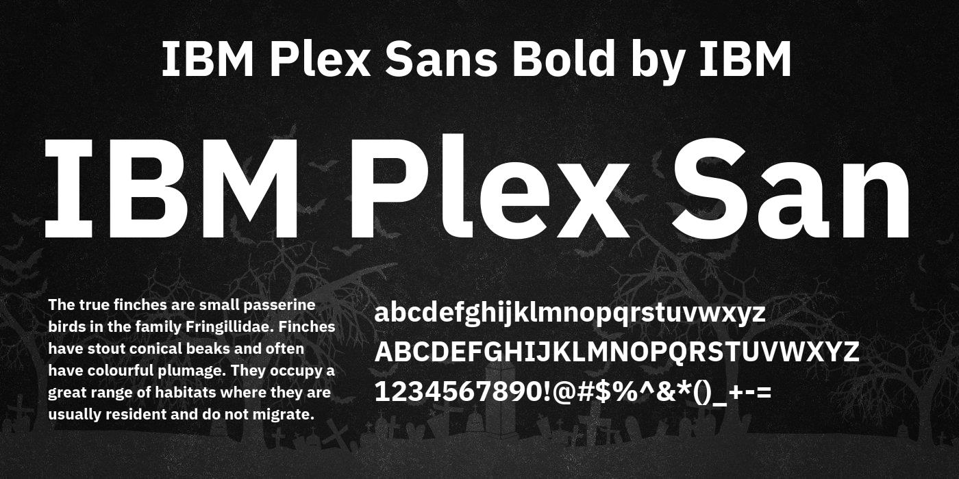 Przykładowa czcionka IBM Plex Sans Arabic #1