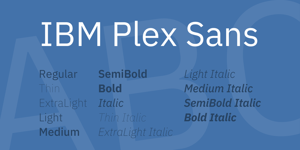 Przykładowa czcionka IBM Plex Sans KR #1