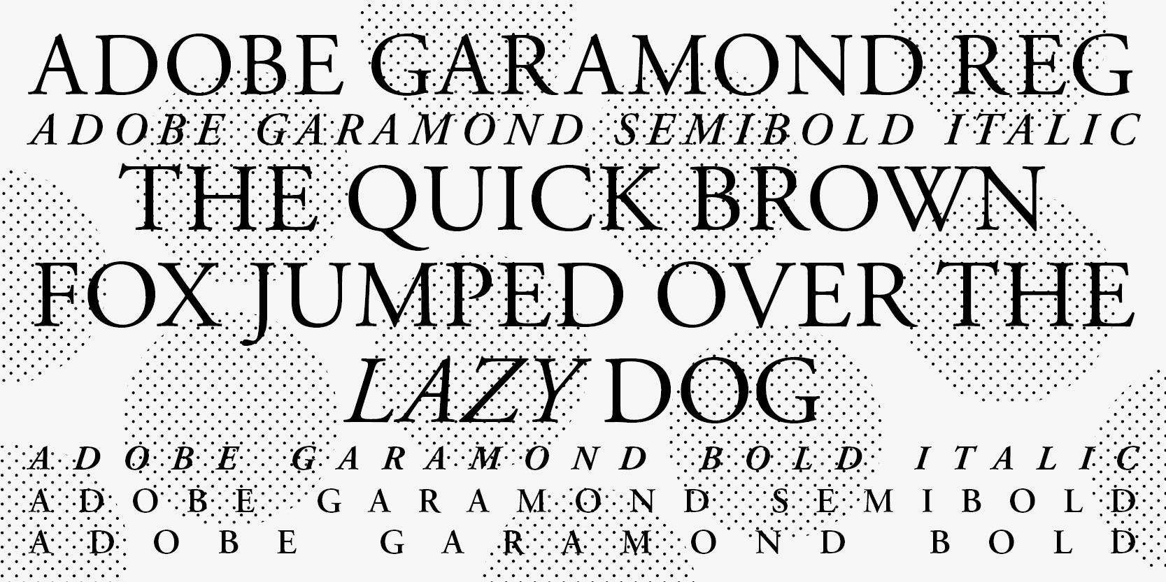 Przykładowa czcionka Adobe Garamond Pro #1