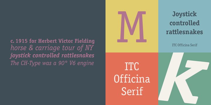Przykładowa czcionka ITC Officina Serif #1