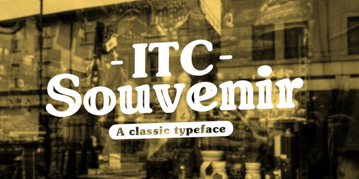 Przykładowa czcionka ITC Souvenir #1