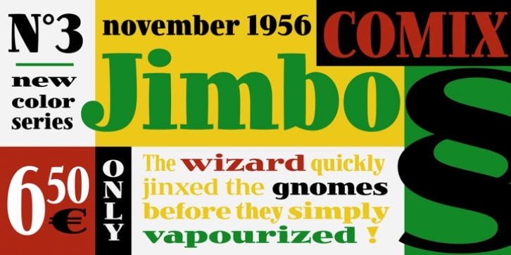 Przykładowa czcionka Jimbo #1