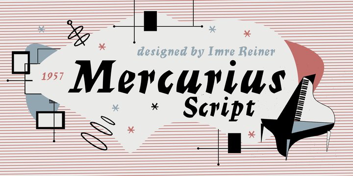 Przykładowa czcionka Mercurius #1