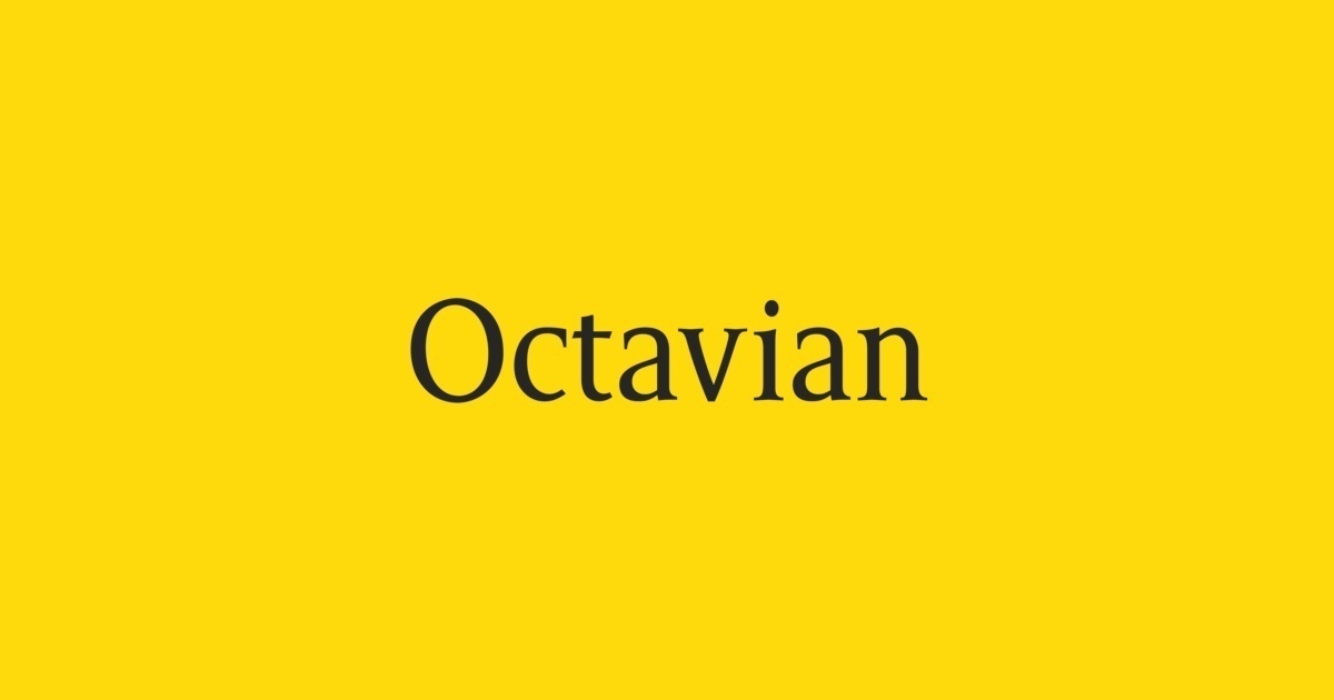 Przykładowa czcionka Octavian #1